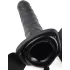 Pipedream Fetish Strap-On 8 - pripínací, dutý vibrátor (čierny)