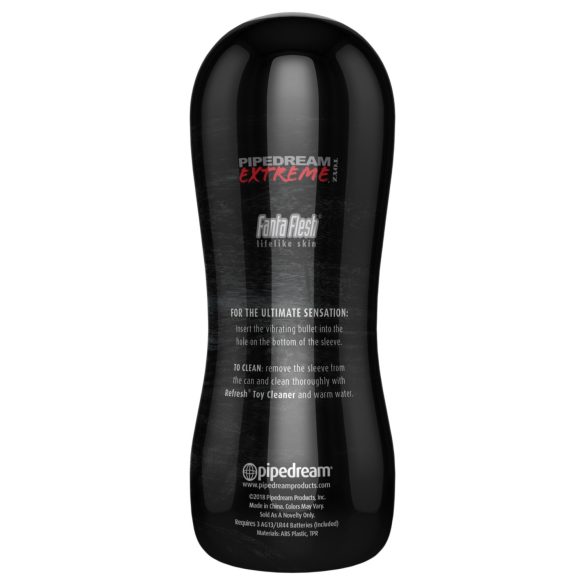 PDX Elite - vibračný análny masturbátor - realistický vzhľad - natur