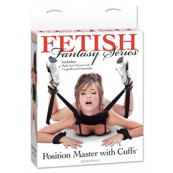 Fetish Position Master - BDSM putá set - čierna