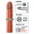 Pipedream - X-TENSION Perfect 2 - realistický návlek na penis (20,3 cm, telovej farby)