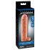 X-TENSION Perfect 1 - prírodný penisový plášť s krúžkom (17,7 cm)