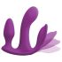 3Some Totalná extáza - akumulátorový, rádiový trojitý vibrátor (fialový)