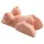 Pipedream DD - vibrátor torzo a masturbátor - 2v1 - prírodná farba