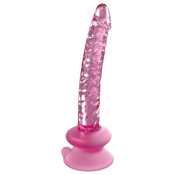 Icicles No. 86 - sklenené dildo s penisom - ružové