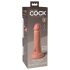 King Cock Elite 6 - realistický dildo s prísavkou - 15 cm - telová farba