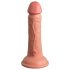 King Cock Elite 6 - realistický dildo s prísavkou - 15 cm - telová farba