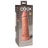King Cock Elite 8 - realistický dildó s prísavkou - 20 cm - naturálny