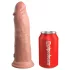 King Cock Elite 8 - realistický vibrátor s prísavkou - 20 cm - telová farba