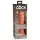 King Cock Elite 8 - realistický vibrátor 20 cm - tmavá farba