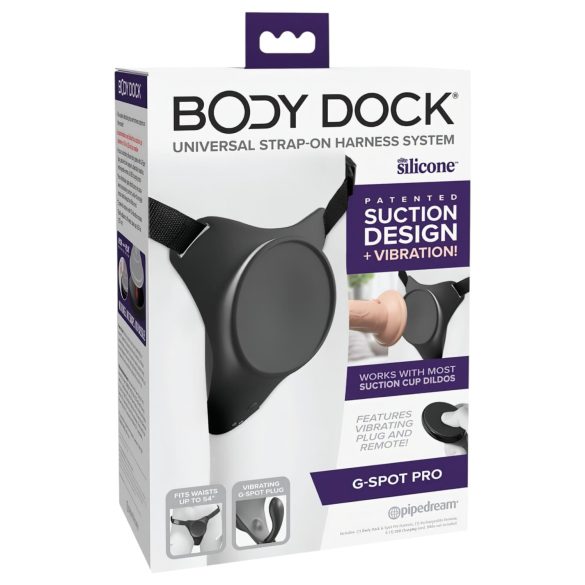 Body Dock - pripínací dildo na G-bod a Silexd 7 - realistický tvar