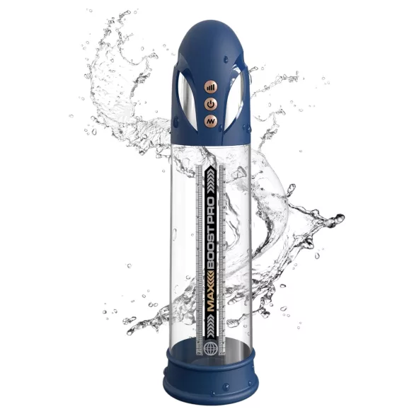 Pump Worx - automatická vákuová pumpa na penis - modrá
