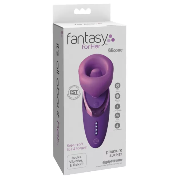 Pipedream - Fantasy For Her - lízací sací vibrátor (fialový)