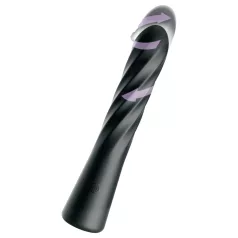   Anal Fantasy Twist Ecstasy - rotačný tlačiaci análny vibrátor (čierny)