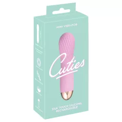   Cuties Mini - vibrátor pre ženy - vodotesný, nabíjateľný - ružový