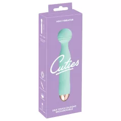   Cuties Mini Wand - akumulátorový, vodotesný masážny vibrátor (zelený)