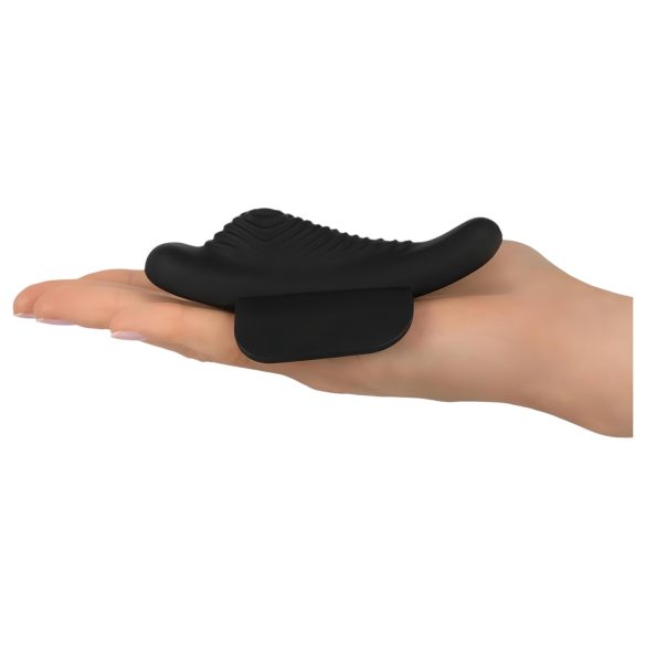 GoGasm Panty - nabíjací, diaľkový klitoris vibrátor (čierny)