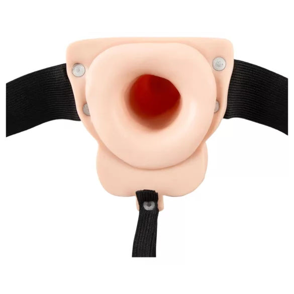 You2Toys - dutý pripínací vibrátor - telová farba
