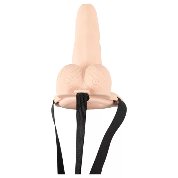 You2Toys - dutý pripínací vibrátor - telová farba