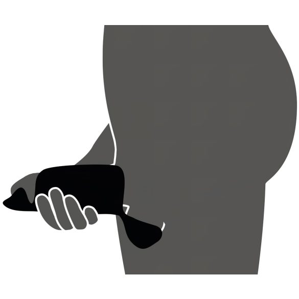 Rebel - Trojmotorový hlavový vibrátor (čierny)