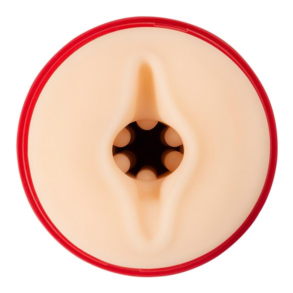 WYNE 01 - akumulátorový, vibračný-sací, hrejivý masturbátor (čierny)