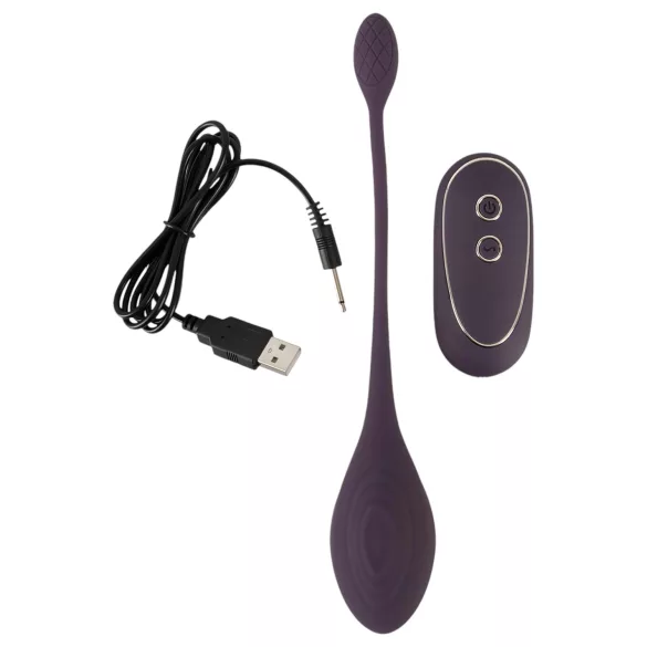You2Toys - vibračné vajíčko na diaľkové ovládanie - akumulátorové - fialové