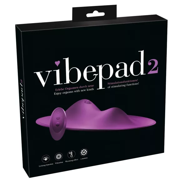 VibePad 2 - vibračný lízací vankúš - fialový