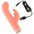 You2Toys - mini králičí vibrátor - nabíjateľný - broskyňová farba