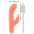 You2Toys - mini králičí vibrátor - nabíjateľný - broskyňová farba