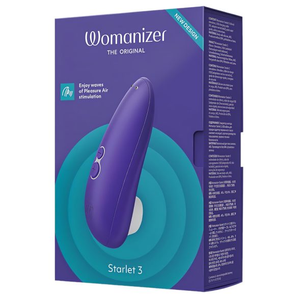 Womanizer Starlet 3 - stimulátor klitorisu s tlakovými vlnami (modrý)