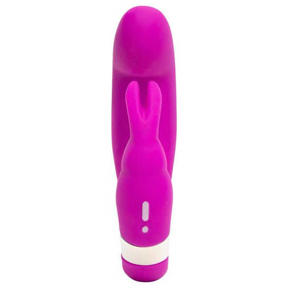Happyrabbit - mini G-bod vibrátor s ramienkom na klitoris - fialový
