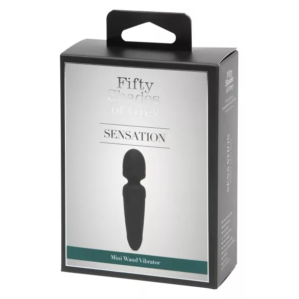 Fifty Shades of Grey - mini masážna hlavica - čierna