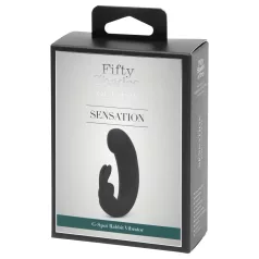   Fifty Shades of Grey - vibrátor s dráždičom klitorisu - čierny