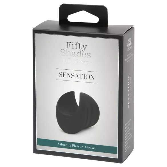Fifty Shades of Grey - Sensation - vibračný masturbátor na penis - čierny