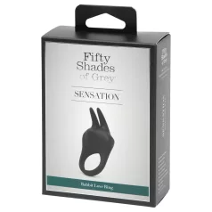   Fifty Shades of Grey - vibračný erekčný krúžok na klitoris - silikón čierny