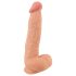 Natute Skin - realistický dildo - 25 cm - prírodná farba
