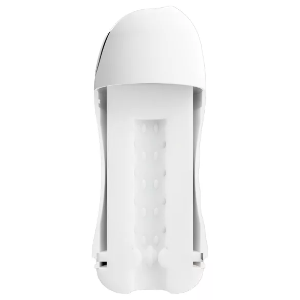STROKER - masturbátor s vibráciou a saním - dobíjací - biely