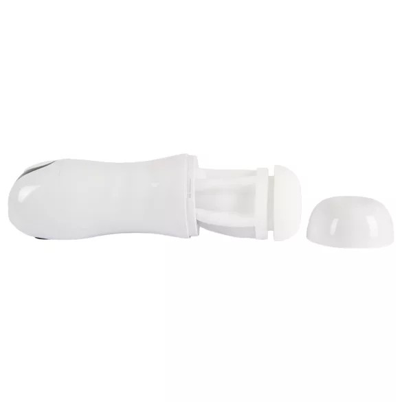 STROKER - masturbátor s vibráciou a saním - dobíjací - biely