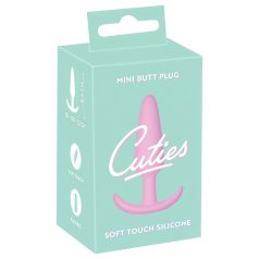   Cuties Mini Butt Plug - silikónový análny plug - ružový (2,1 cm)