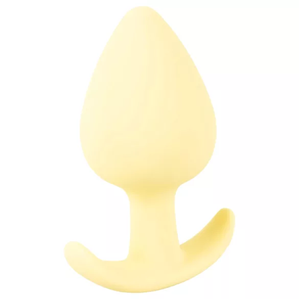Cuties Mini Butt Plug - silikónový análny kolík (žltý, 3,1 cm)
