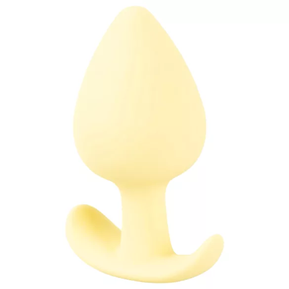 Cuties Mini Butt Plug - silikónový análny kolík (žltý, 3,1 cm)