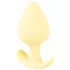 Cuties Mini Butt Plug - silikónový análny kolík (žltý, 3,1 cm)