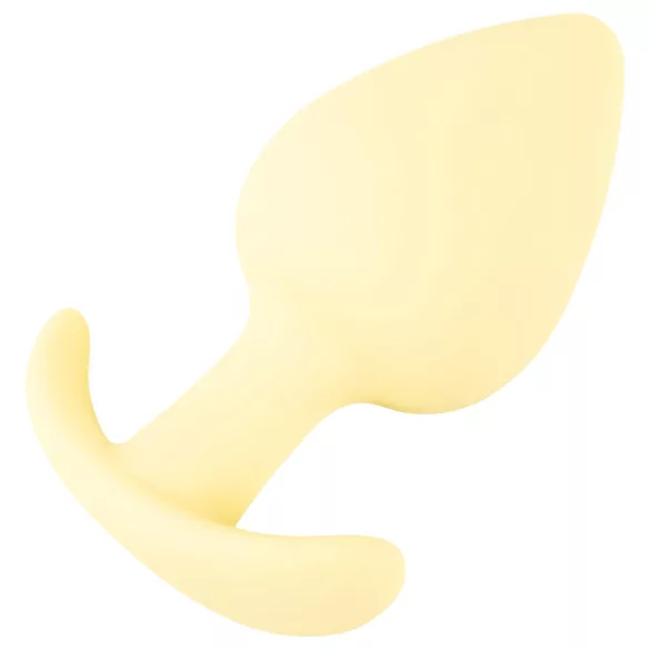 Cuties Mini Butt Plug - silikónový análny kolík (žltý, 3,1 cm)