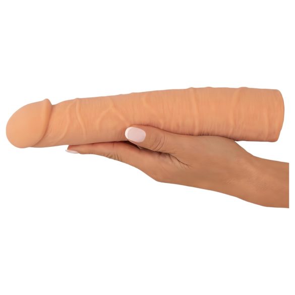 Nature Skin - návlek na penis s predĺžením a zahustením - 24 cm