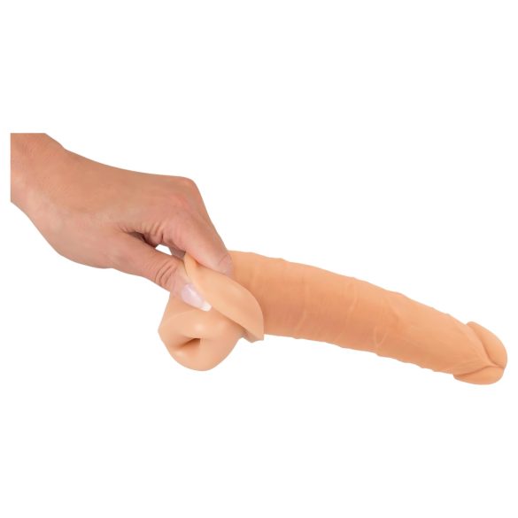 Nature Skin - návlek na penis s predĺžením a zahustením - 24 cm