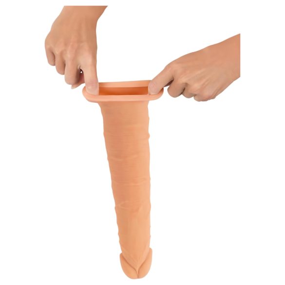 Nature Skin - návlek na penis s predĺžením a zahustením - 24 cm
