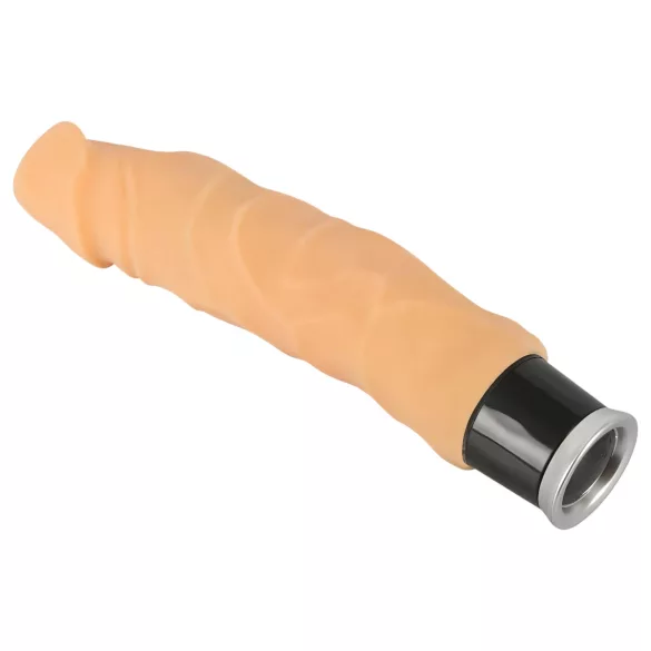 Nature Skin - realistický vibrátor - telová farba - 23 cm