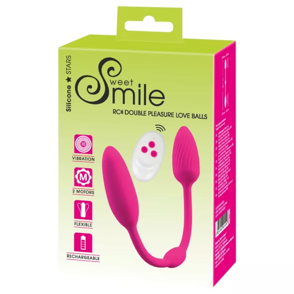 Sweet Smile - RC Dvojitá gejša gulička (ružová)