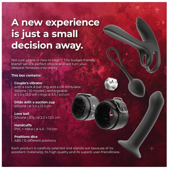 Magic Shiver Together - erotická súprava pre páry - 5 dielov