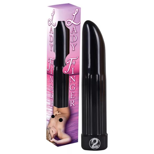 You2Toys - vibrátor lady finger - čierny