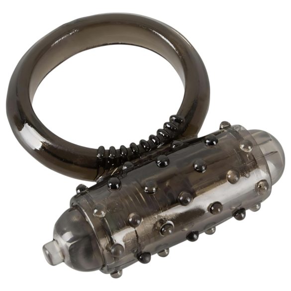 You2Toys - vibračný krúžok na penis - silikón - čierny